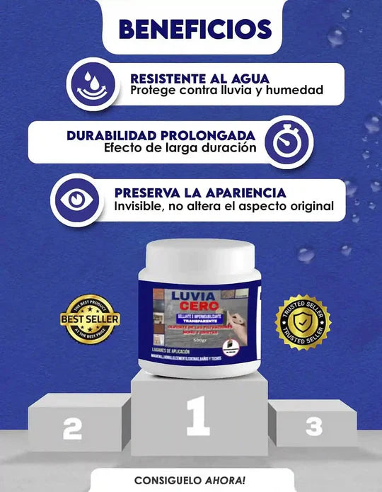 LLUVIA CERO l SELLADOR IMPERMEABILIZANTE