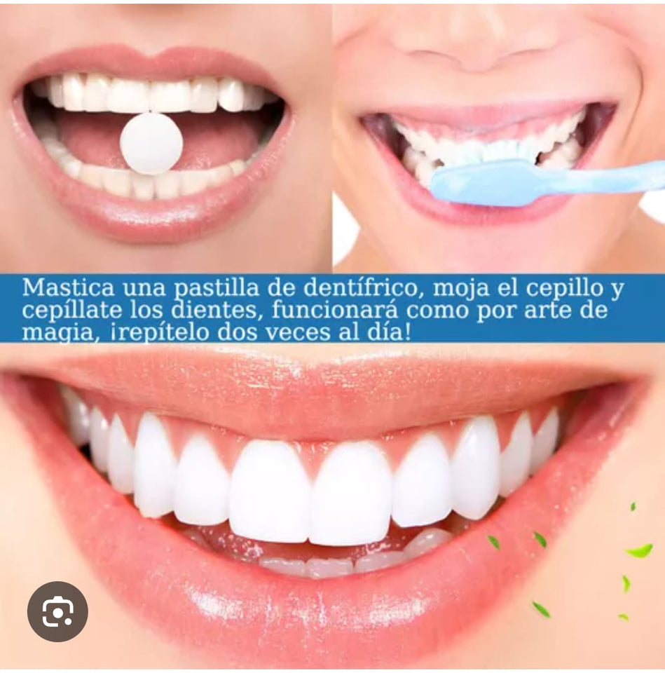 Pasta de Dientes en Pastillas - Menta Fresca